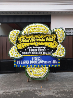 Papan Bunga Duka di Kuyawage