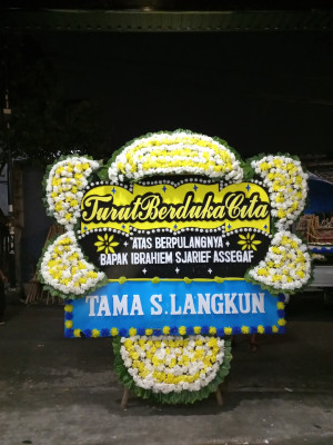 Papan Bunga Duka di Kuyawage