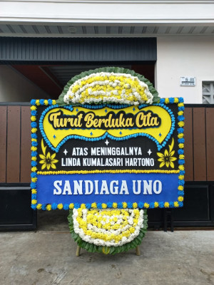 Papan Bunga Duka di Kuyawage