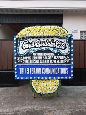 Papan Bunga Duka di Kuyawage